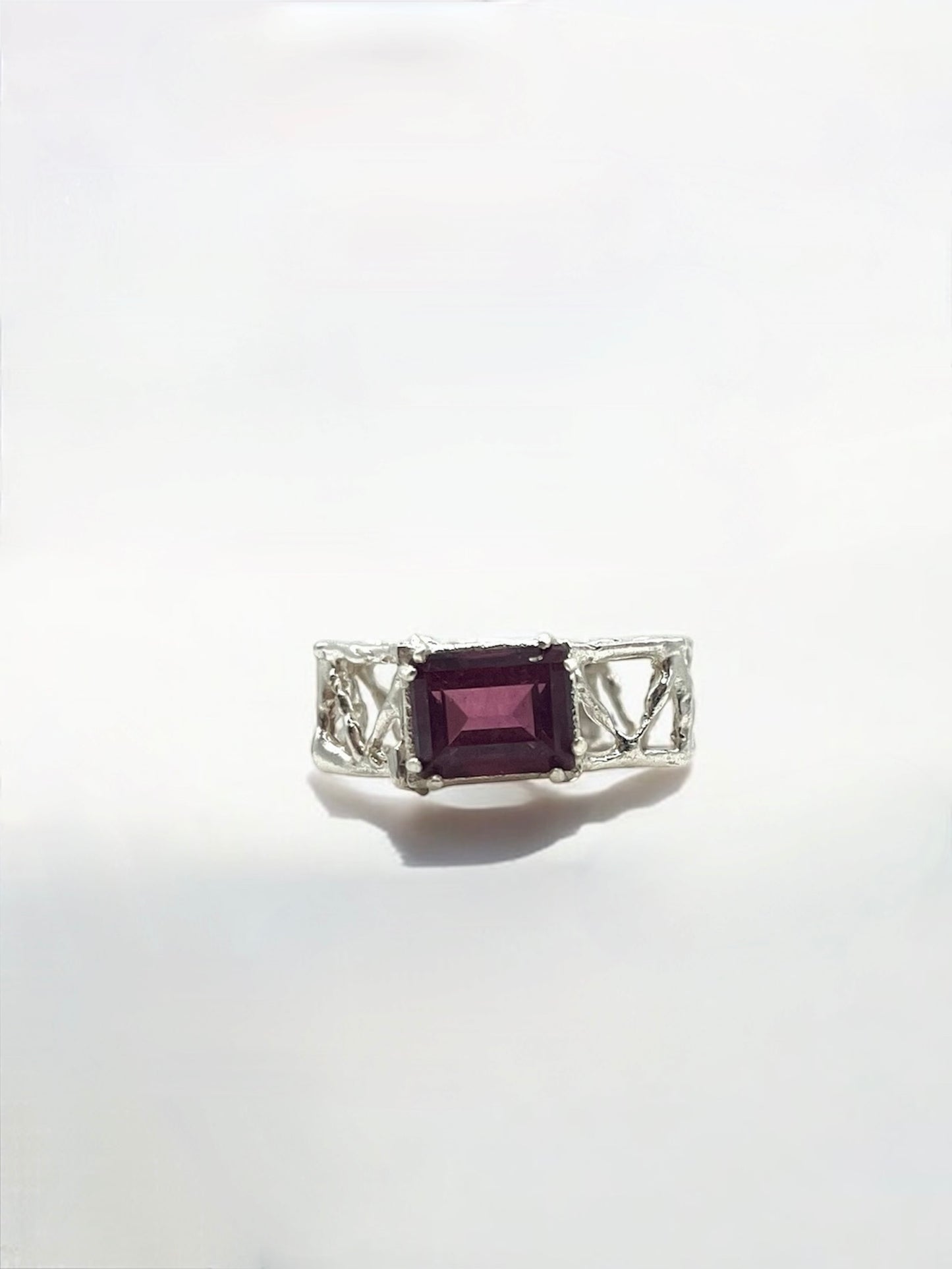 Ring with red stone