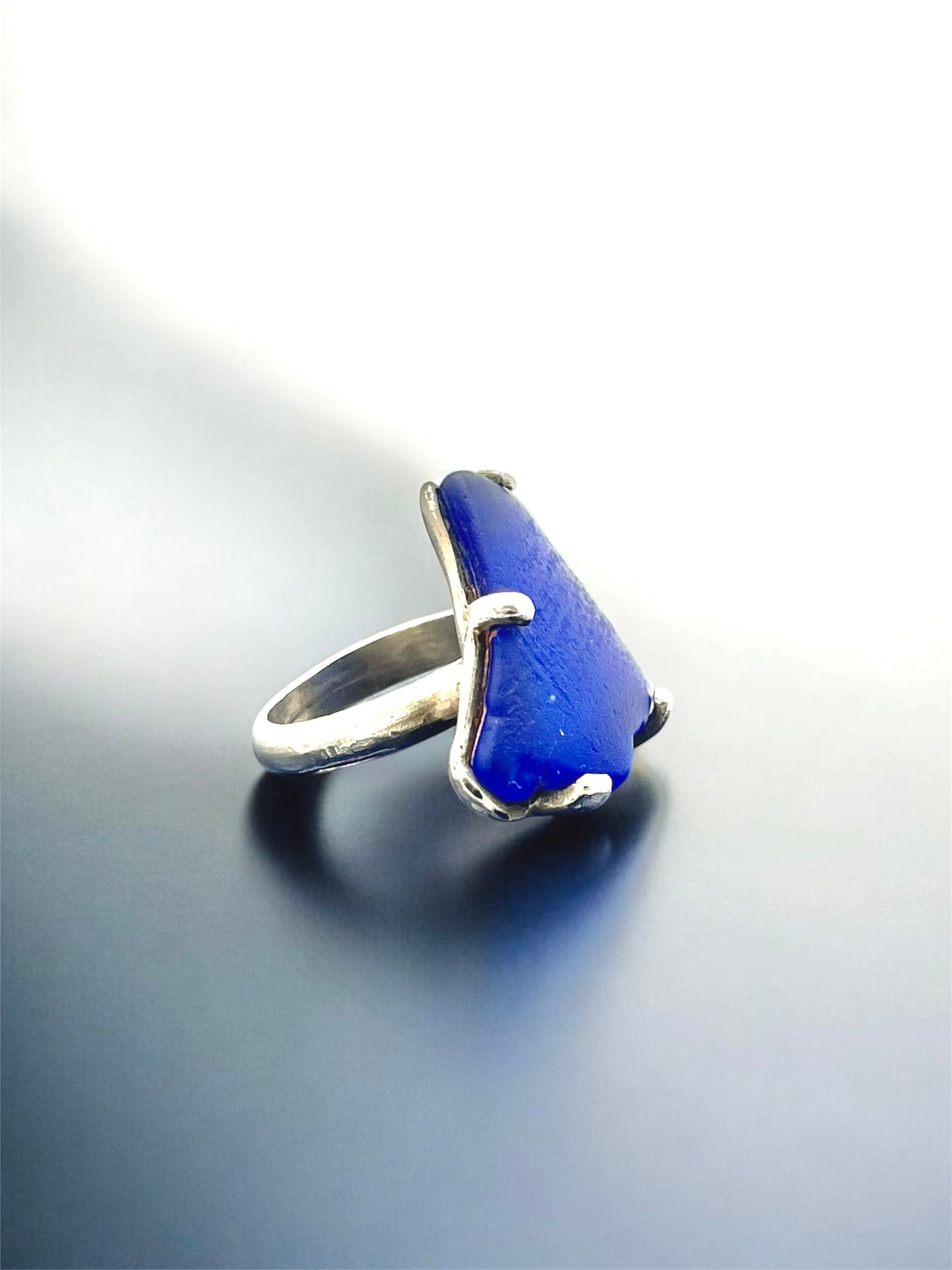 Ring sea shore glass
